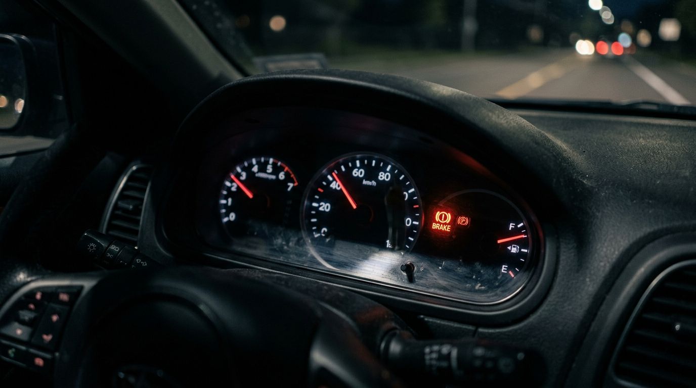 Kontrolka układu hamulcowego