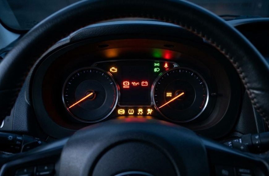 Co oznaczają lampki kontrolne na desce rozdzielczej?