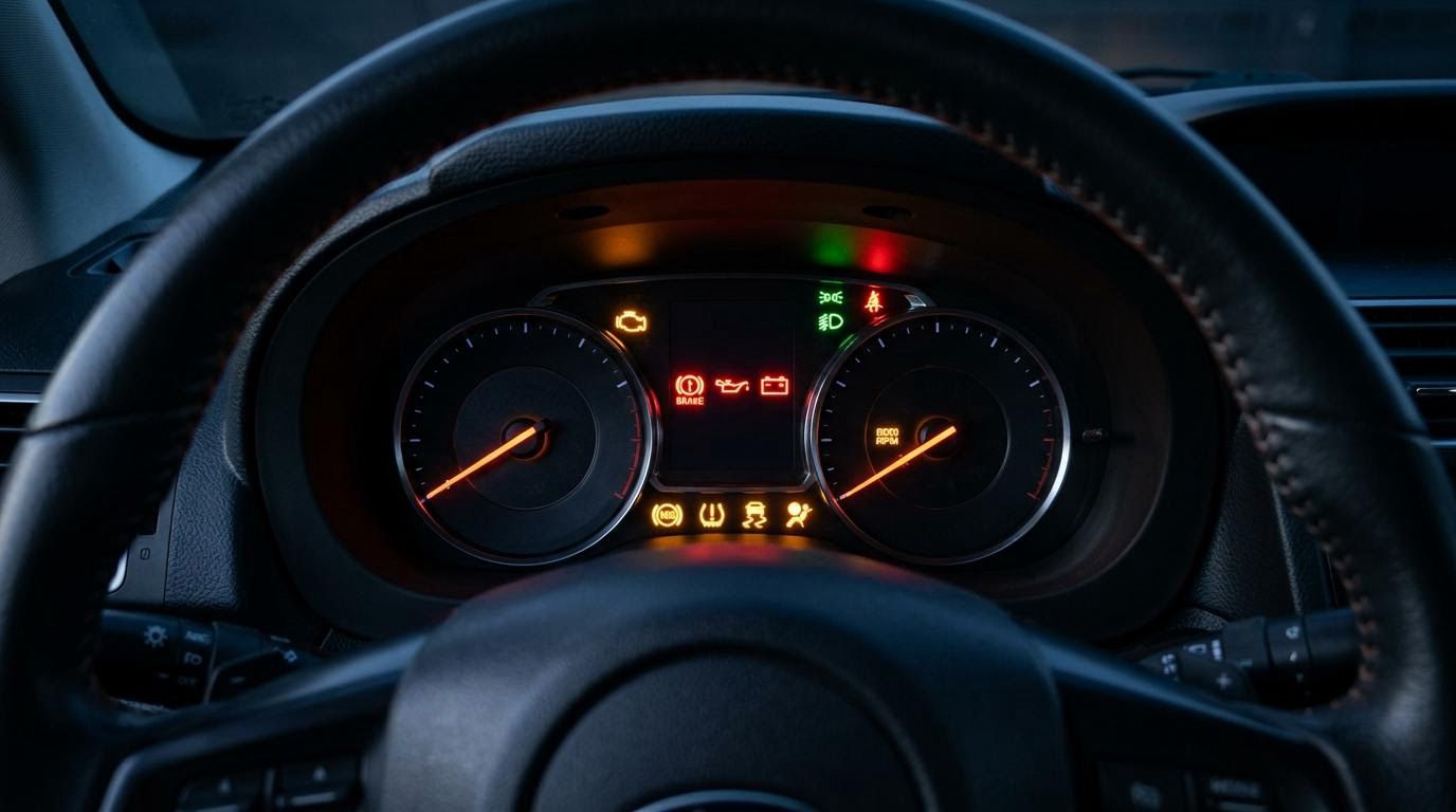 Co oznaczają lampki kontrolne na desce rozdzielczej?