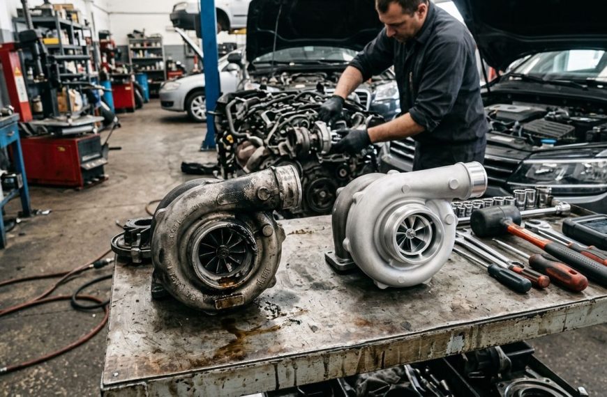 Turbosprężarka: objawy awarii i koszt naprawy w warsztacie