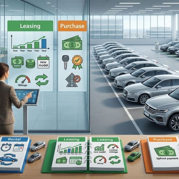 Jak wybrać auto firmowe: leasing, wynajem czy zakup?