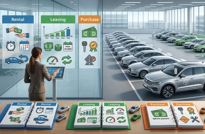 Jak wybrać auto firmowe: leasing, wynajem czy zakup?