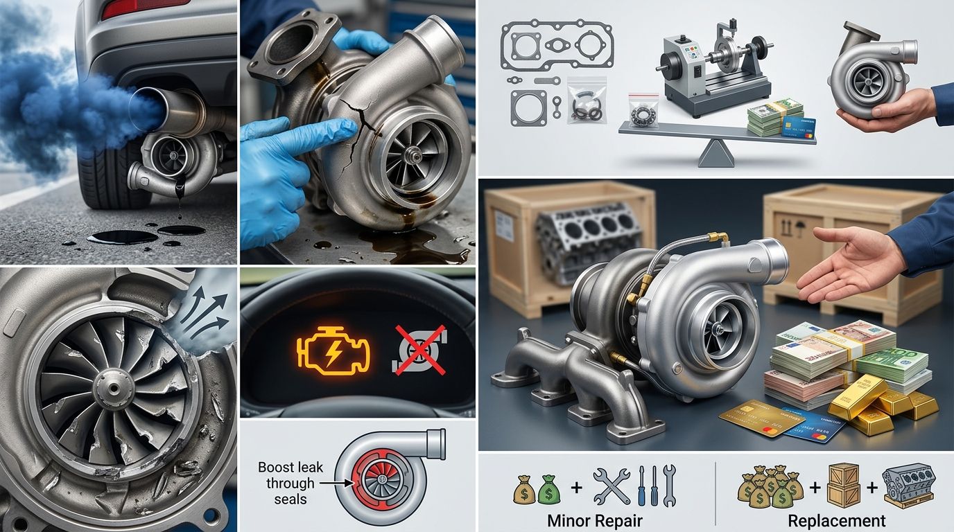Turbosprężarka: objawy usterki i ile kosztuje naprawa?